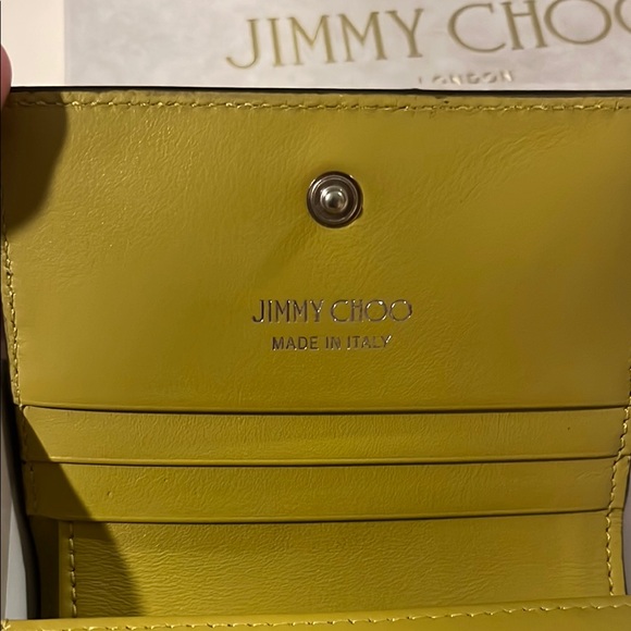 NWT Jimmy Choo Hanne Wallet in Citrus - Picture 3 of 6